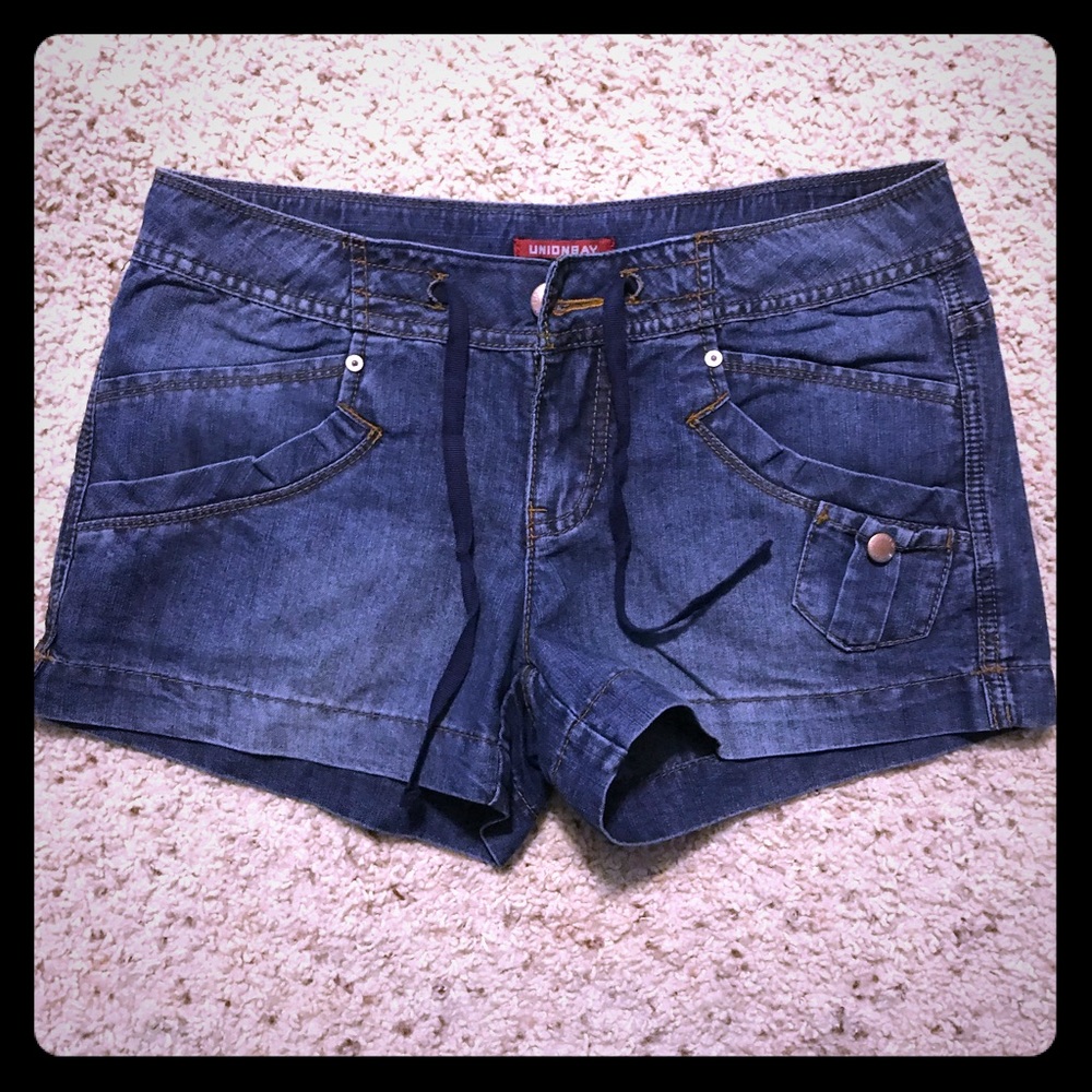 Denim shorts
